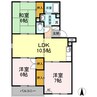 ホワイトヒルズ山陽　Ｂ棟 3LDKの間取り