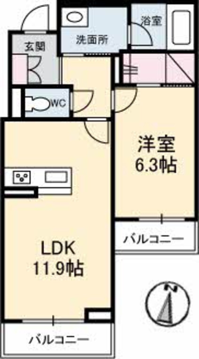 間取図 パピリオ・タウン　Ｃ棟