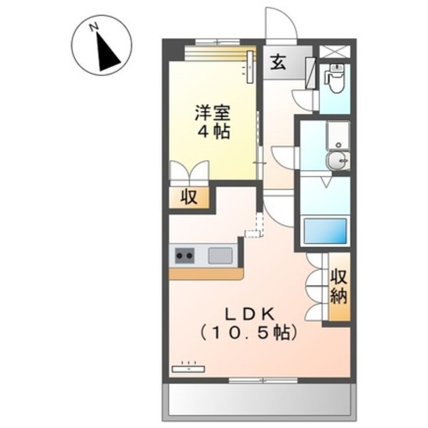 間取図 コーポウインクル
