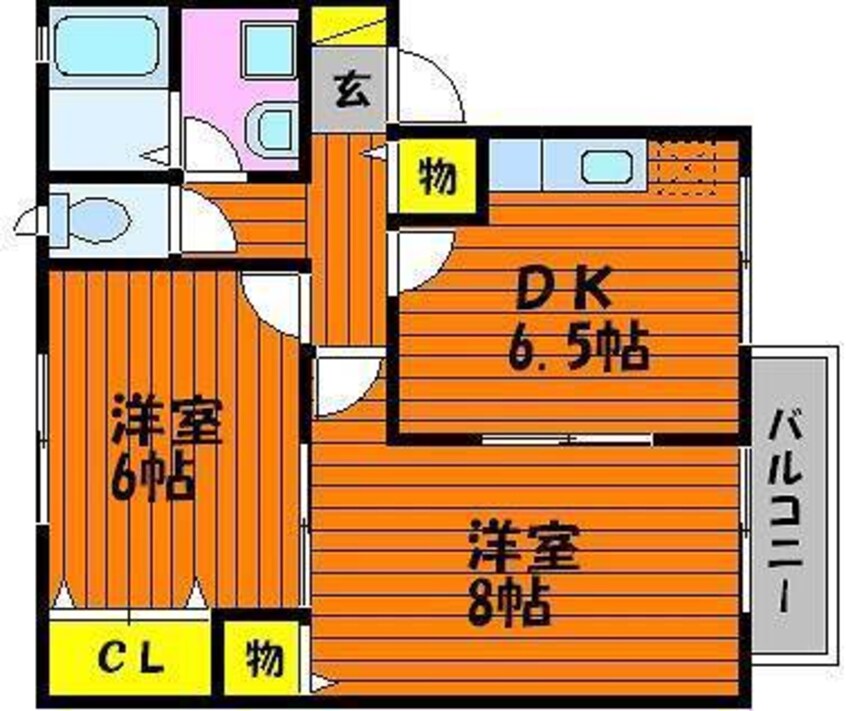 間取図 アブニール若宮