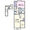 宇野線<宇野みなと線>/茶屋町駅 徒歩11分 2階 建築中 1LDKの間取り