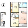 桜パーク 2LDKの間取り