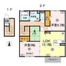 恵比寿Ⅱ 2LDKの間取り