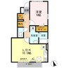 アンシャンテⅡ 1LDKの間取り