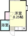 ヴィラ鶴新田　弐番館 1Kの間取り