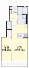 ハピネス 1LDKの間取り