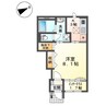 仮）スターテラスⅡ　福田町古新田 1Kの間取り