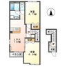 スイレンカ 2LDKの間取り
