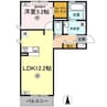 アヴァンスⅡ 1LDKの間取り