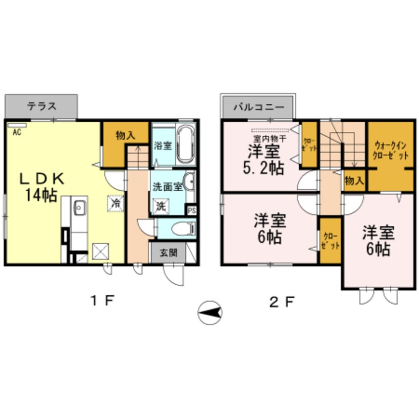 間取図 フルール浜町　Ｂ棟