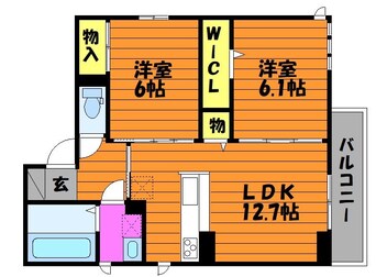 間取図 クラージュ