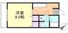 水島臨海鉄道水島本線/倉敷市駅 徒歩26分 4階 築34年 1Kの間取り