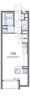 宇野線<宇野みなと線>/茶屋町駅 徒歩16分 1階 築9年 1Rの間取り