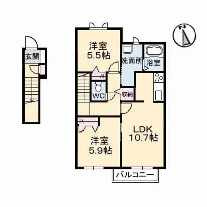 間取図 グランマスト平田　Ｃ棟