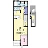 アトリアⅡ 1Rの間取り