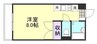 JOY連島 1Kの間取り