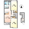 スイレンカ 2LDKの間取り