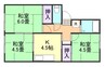 メゾンせとうち　A棟 3Kの間取り