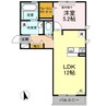 ベイ ブランシェ C棟 1LDKの間取り