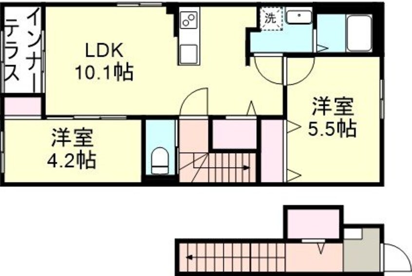 間取図 水島臨海鉄道水島本線/常盤駅 徒歩20分 2階 建築中