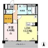 アスーリオ北畝 1LDKの間取り