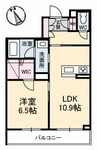 リーストソフィア 1LDKの間取り