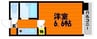 山陽本線（中国）/倉敷駅 徒歩12分 4階 築29年 1Kの間取り