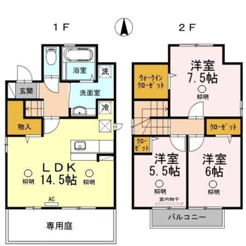 間取図 パティオ・カーサ　Ｂ棟