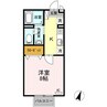 アレイ御用所　Ｂ棟 1Kの間取り