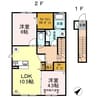 サンテ 2LDKの間取り