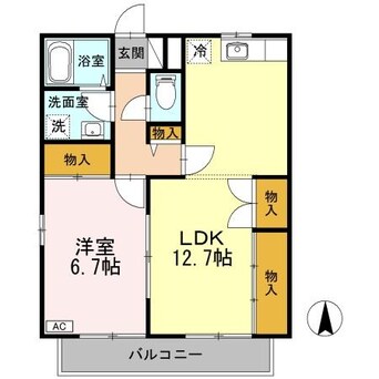 間取図 アモロッソ　Ｓ＆Ｓ