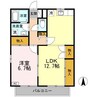 アモロッソ　Ｓ＆Ｓ 1LDKの間取り