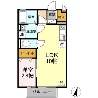 間取図 アローネ C棟