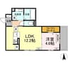 山陽本線（中国）/倉敷駅 徒歩18分 1階 1年未満 1LDKの間取り