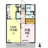 ソレイユ水江　 1LDKの間取り