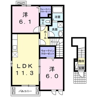 間取図 レトワールＢ