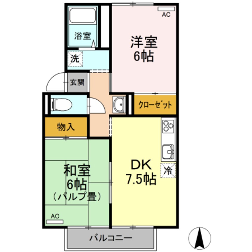 間取図 シェレナモア花の街