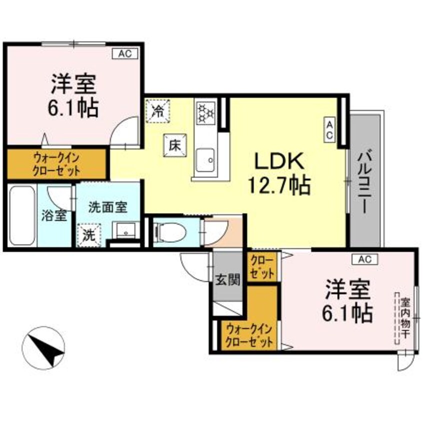 間取図 VIA-GRANDE