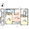 アミティー 2LDKの間取り