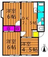 山陽本線（中国）/西阿知駅 徒歩9分 1階 築34年 3DKの間取り