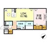 HOPE　LODGE　J 1LDKの間取り