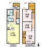 水島臨海鉄道水島本線/水島駅 徒歩18分 1-2階 築7年 3LDKの間取り