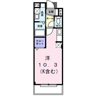 間取図 サン・スプリングメゾンＡ