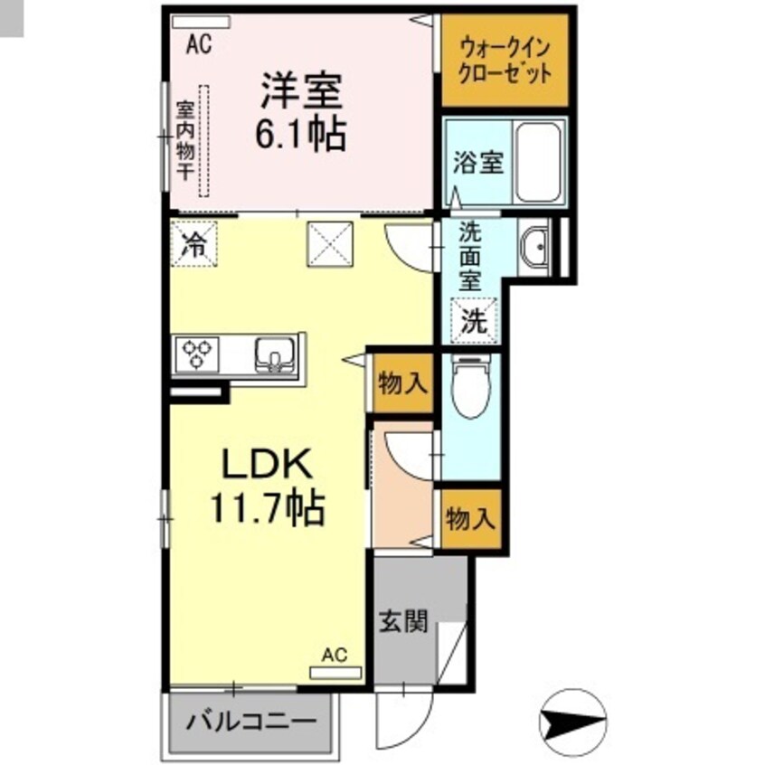 間取図 リトルバードハウス