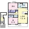 メゾンドＴＯＫＩＷＡ 2LDKの間取り