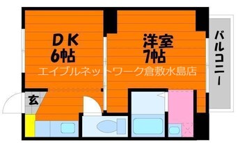 間取図 ヴィラナリー児島1号棟