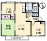 サンホーム日吉　Ａ棟 3LDKの間取り