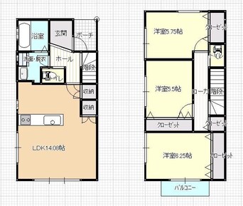 間取図 アルカンジュ中庄