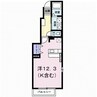 メゾンソレイユ　Ｖ 1Rの間取り