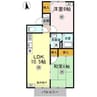 セレーノ岡本　Ａ棟 2LDKの間取り